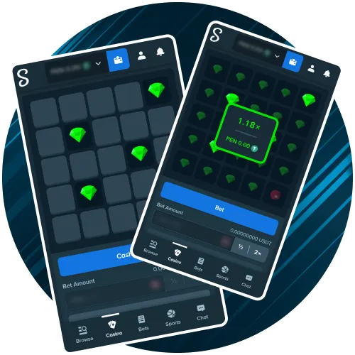 Experience full mobile compatibility while playing the dynamic Stake game on smartphones.